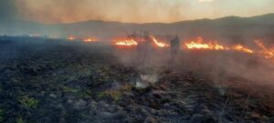 Alerta roja por los calores y los incendios en Salta