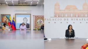 Delcy Rodríguez desmanteló el “Salón Néstor Kirchner” en el Palacio de Miraflores de Venezuela