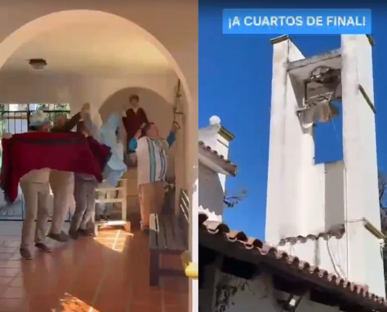 Hasta los curas festejaron el triunfo de la selección argentina