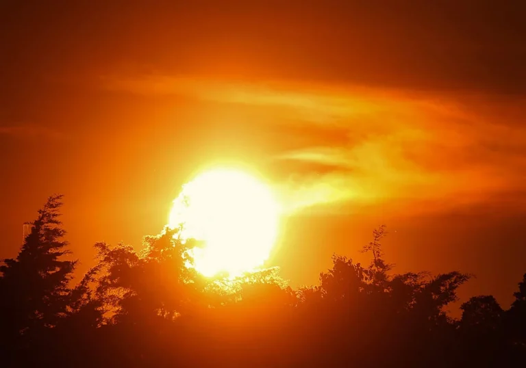 Un amanecer muy caliente