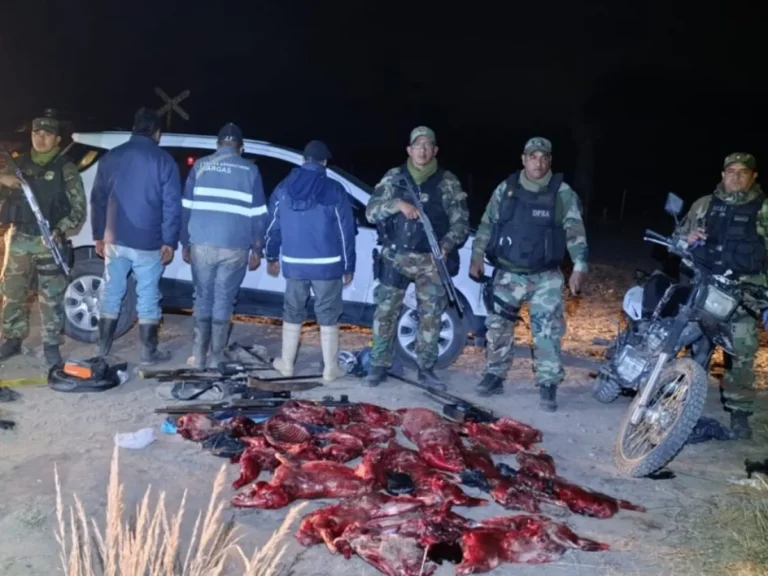 Detuvieron a tres hombres por caza ilegal en Cabeza de Buey