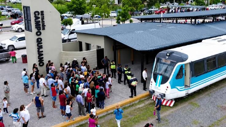 Volvió el tren a Campo Quijano, pero no en la medida de la necesidad de los usuarios